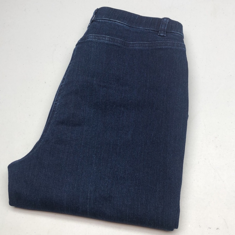 DARKWASH NORTHERN REFLECTIONS SLIM STRAIGHT LEG DRESS JEANS 4/27x29 😎